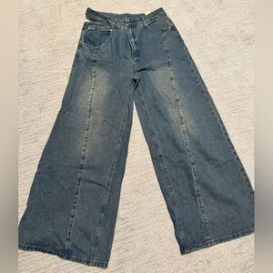 Women’s Wide Leg Jeans, Size 12